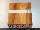 Australian #5 Yellow Gum tree wood - PEN raw blanks - Sold in packs of 4